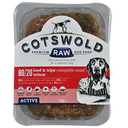 CW Beef & Tripe Mince 80/20 Active WD 1kg