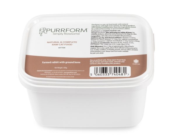PF Rabbit & Ground Bone (Kitten) 450g