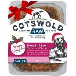 CW Christmas Dinner Three Bird Raw WD 500g