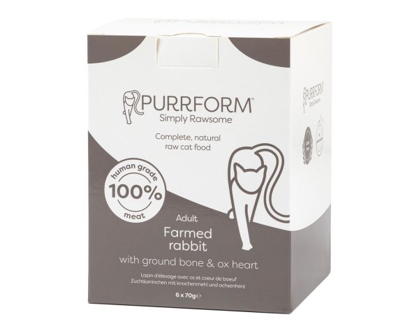 PF Rabbit & Ox Heart (Adult) 6 x 70g