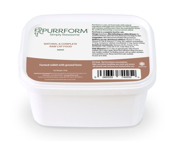 PF Rabbit & Ground Bone (Adult) 450g