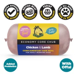 PDR Chicken & Lamb Chubb WD 450g