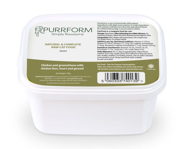 PF Chicken & Ground Bone (Adult) 450g