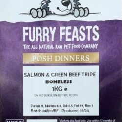 FF Salmon & Green Beef Tripe Boneless WD 1kg