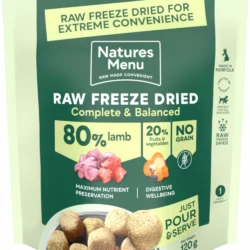 NAT Lamb 80/20 Freeze Dried Food 250g