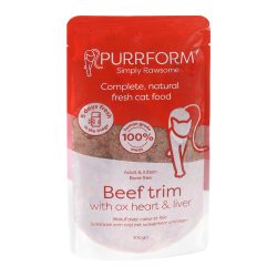 PF Beef Trim with Ox Heart & Liver 300g