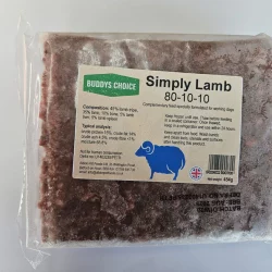 ALB Lamb Simply Buddy’s Choice 80:10:10 454g