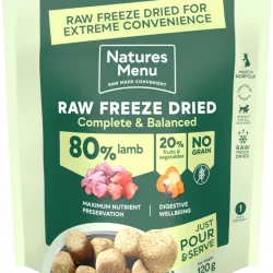 NAT Lamb 80/20 Freeze Dried Food 120g