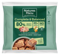 NAT Duck & Chicken 80/20 Raw Nuggets 1kg